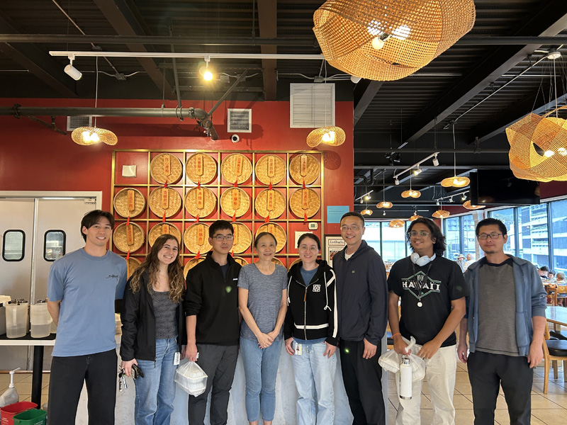 Chen Lab group picture lunch